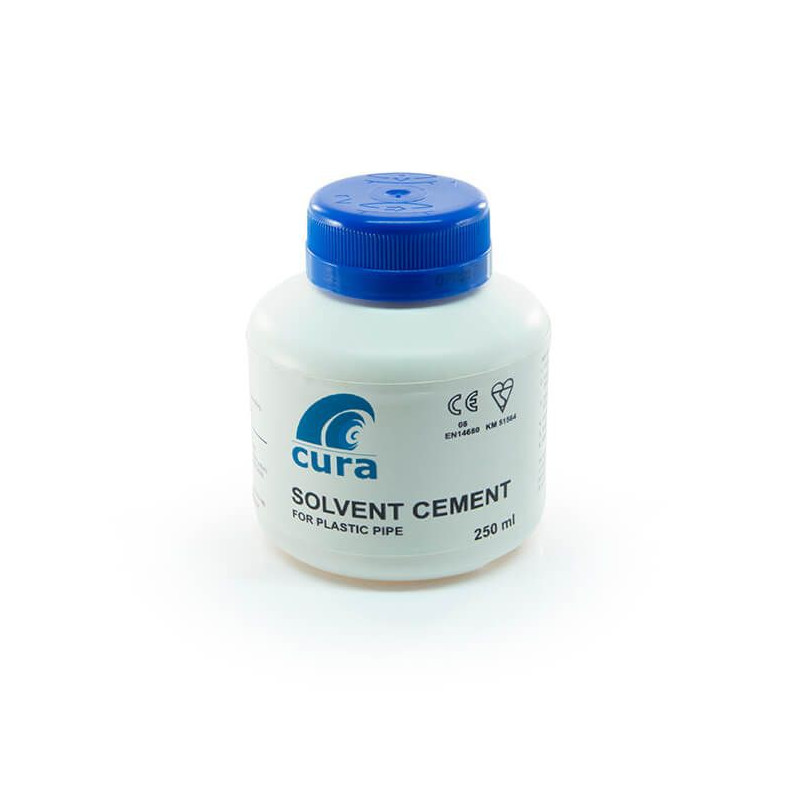 Solvent Cement with Brush Cura for PVCu, MuPVC and ABS