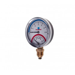 F109 80MM THERMOMANOMETER TEMP& PRESSURE GAUGE 1/2BSP SIDE ENTRY