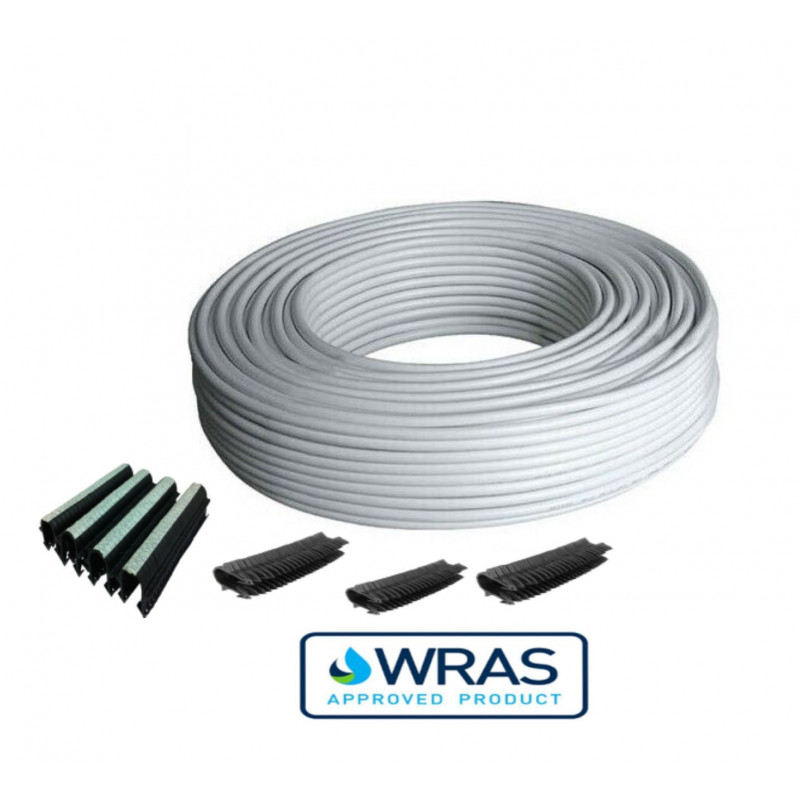 16MM PERT AL PERT UFH PIPE 200M ROLL +PIPE STAPLES WRAS APPROVED