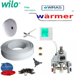 5-10SQM SINGLE ZONE WATER KIT digital room thermostat Wilo circulating pump
