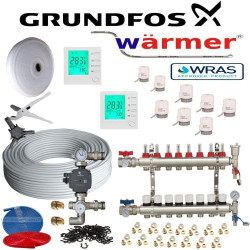 Grundfos Underfloor Heating 140-150sqm Multi KIT- Water Wet 5 Layers Pipe