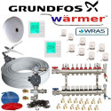 Grundfos Underfloor Heating 160-170sqm Multi KIT- Water Wet 5 Layers Pipe
