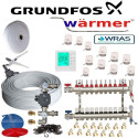 Grundfos Underfloor Heating 190-200sqm Multi KIT- Water Wet 5 Layers Pipe