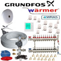 Grundfos Underfloor Heating 210-220sqm Multi KIT- Water Wet 5 Layers Pipe