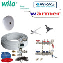 Wilo Underfloor Heating 30-40sqm Multi KIT- Water Wet 5 Layers Pipe