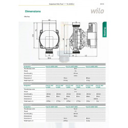 Wilo PUMP CENTRAL HEATING CIRCULATING FOR HOT WATER HEATING SYSTEM 25-60 130