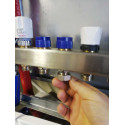 Brass 3/4" BSP Blanking Cap & Rubber Washer For Washing Machine & Manifold