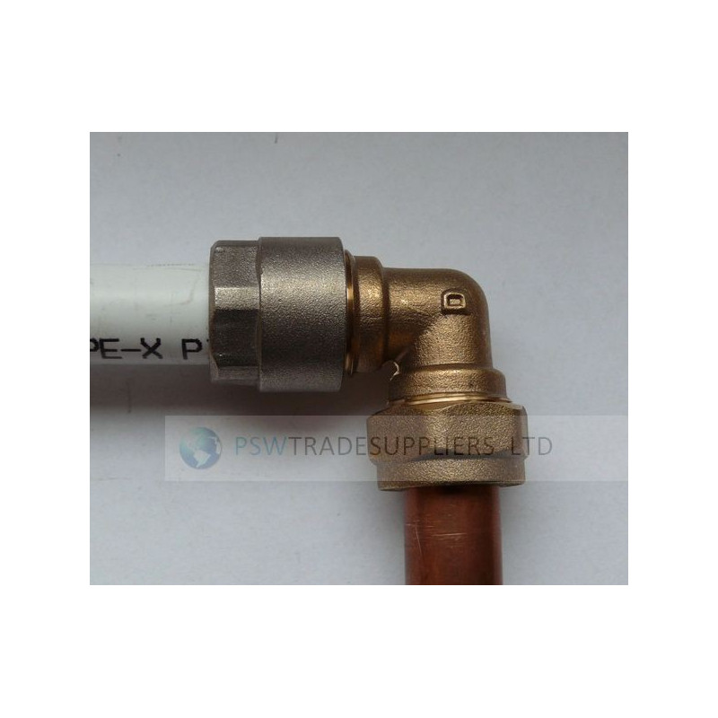 ELBOW REDUCER 16MM PEX PIPE TO 15MM COPPER PIPE