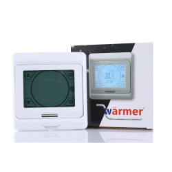 Wärmer System Weekly Circulation Digital Programming Thermostat With LCD Touch Screen Built-In Air Sensor For Wet Dry Underfloor