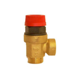 Boiler Safety Pressure Relief Valve 1/2" MxF BSP Wärmer System Various presure 3 BAR