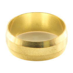 15mm Brass Olives for Compression Plumbing Fittings (10-15-20-25-50-100 Pack)