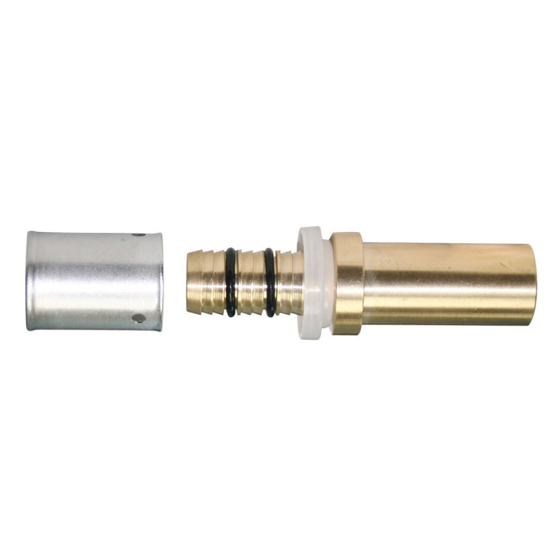 32mm Plastic x 28mm Brass U Type Straight Press Fittings Crimping Fittings for MLCP Pipe