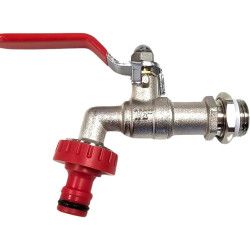 1/2 inch Lever Type Handle Outside Garden Tap with Hose Connector & Check Valve