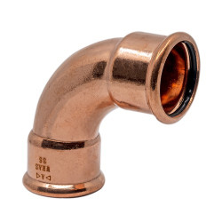 Bend 90° Elbow M Press-Copper