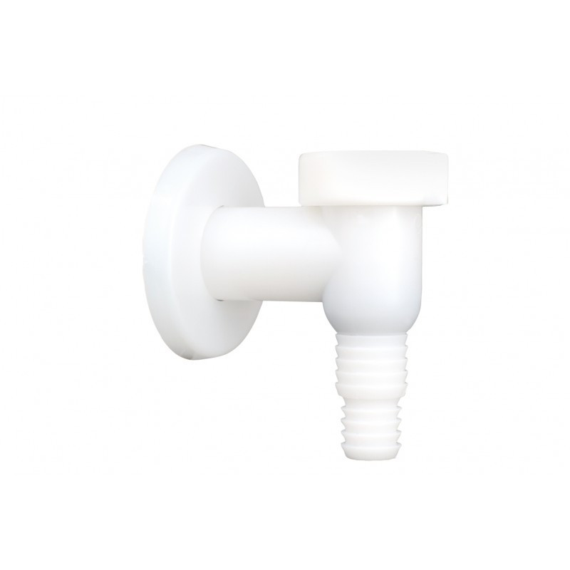 WASHING MACHINE SIPHON WITH CHECK IN VALVE WHITE CHROME