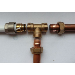 ADAPTER 16MM PIPE X 15MM COMPRESSION FITTINGS
